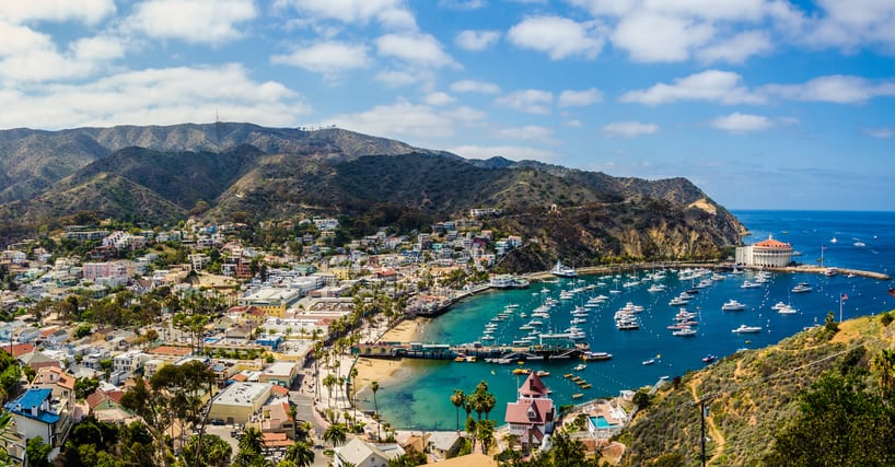 California island paradise. An ideal day captured on the Southern