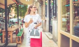 Young woman in the city