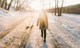 Woman walking