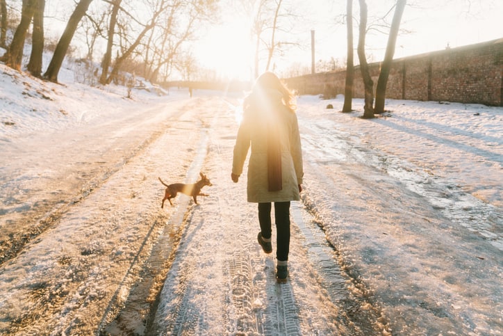 Woman walking