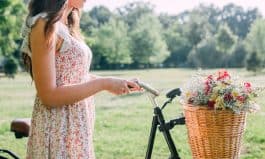 Woman in a park