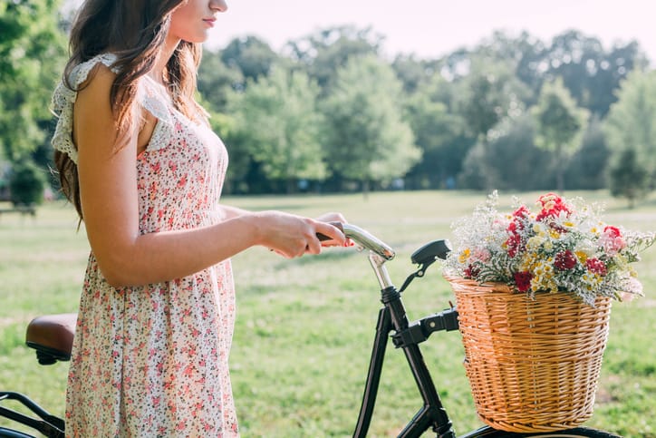 Woman in a park