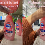 ‘Bro it’s dish soap’: Walmart Shopper fills Dawn dish soap bottle by opening up another bottle in viral TikTok